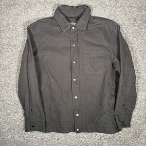 Alesbury Shirt Jacket Mens M Olive Field Chore Barn Shacket Button Up Pockets